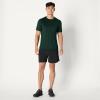 image:imageAmazon Essentials Mens Active Quick Dry Moisture Wicking Tech Stretch Lightweight ShortSleeve TShirtDark GreenHeather Graphite