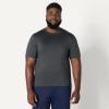 image:imageAmazon Essentials Mens Active Quick Dry Moisture Wicking Tech Stretch Lightweight ShortSleeve TShirtHeather GraphiteHenna