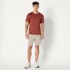 image:imageAmazon Essentials Mens Active Quick Dry Moisture Wicking Tech Stretch Lightweight ShortSleeve TShirtHeather GraphiteHenna