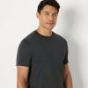 image:imageAmazon Essentials Mens Active Quick Dry Moisture Wicking Tech Stretch Lightweight ShortSleeve TShirtHeather GraphiteNavy