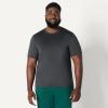 image:imageAmazon Essentials Mens Active Quick Dry Moisture Wicking Tech Stretch Lightweight ShortSleeve TShirtHeather GraphiteNavy