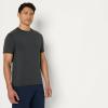 image:imageAmazon Essentials Mens Active Quick Dry Moisture Wicking Tech Stretch Lightweight ShortSleeve TShirtHeather GraphiteNavy