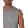 image:imageAmazon Essentials Mens Active Quick Dry Tech Stretch Lightweight Sleeveless Muscle ShirtBlack Heather