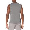 image:imageAmazon Essentials Mens Active Quick Dry Tech Stretch Lightweight Sleeveless Muscle ShirtBlack Heather