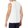 image:imageAmazon Essentials Mens Active Quick Dry Tech Stretch Lightweight Sleeveless Muscle ShirtBright White