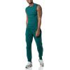 image:imageAmazon Essentials Mens Athletic Base Layer Workout Sports Tank TopsDark Green