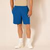 image:imageAmazon Essentials Mens Athletic Basketball GymPerformance Tech LooseFit Training Shorts Pack of 2BlueNeon Lime Green