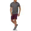 image:imageAmazon Essentials Mens Athletic Basketball GymPerformance Tech LooseFit Training Shorts Pack of 2BurgundyNavy
