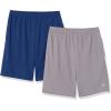 image:imageAmazon Essentials Mens Athletic Basketball GymPerformance Tech LooseFit Training Shorts Pack of 2GreyNavy