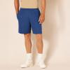 image:imageAmazon Essentials Mens Athletic Basketball GymPerformance Tech LooseFit Training Shorts Pack of 2NavyTomato Red