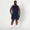 image:imageAmazon Essentials Mens Athletic Performance Stretch Contrast Woven Gym Training Short with 6 InseamGreenNavy