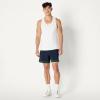 image:imageAmazon Essentials Mens Athletic Performance Stretch Contrast Woven Gym Training Short with 6 InseamGreenNavy