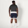 image:imageAmazon Essentials Mens Athletic Performance Stretch Contrast Woven Gym Training Short with 6 InseamNavyWhite