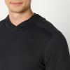 image:imageAmazon Essentials Mens Athletic Soft Performance Lightweight Gym Workout Hoodie SweatshirtSpace Dye Black