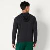 image:imageAmazon Essentials Mens Athletic Soft Performance Lightweight Gym Workout Hoodie SweatshirtSpace Dye Black