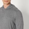 image:imageAmazon Essentials Mens Athletic Soft Performance Lightweight Gym Workout Hoodie SweatshirtSpace Dye Grey