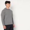 image:imageAmazon Essentials Mens Athletic Soft Performance Lightweight Gym Workout Hoodie SweatshirtSpace Dye Grey