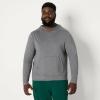 image:imageAmazon Essentials Mens Athletic Soft Performance Lightweight Gym Workout Hoodie SweatshirtSpace Dye Grey