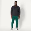 image:imageAmazon Essentials Mens Athletic Soft Performance Lightweight Long Sleeve Gym Workout ShirtSpace Dye Black