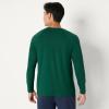 image:imageAmazon Essentials Mens Athletic Soft Performance Lightweight Long Sleeve Gym Workout ShirtSpace Dye Green
