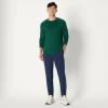 image:imageAmazon Essentials Mens Athletic Soft Performance Lightweight Long Sleeve Gym Workout ShirtSpace Dye Green