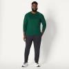 image:imageAmazon Essentials Mens Athletic Soft Performance Lightweight Long Sleeve Gym Workout ShirtSpace Dye Green