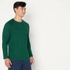 image:imageAmazon Essentials Mens Athletic Soft Performance Lightweight Long Sleeve Gym Workout ShirtSpace Dye Green
