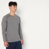 image:imageAmazon Essentials Mens Athletic Soft Performance Lightweight Long Sleeve Gym Workout ShirtSpace Dye Grey