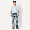 image:imageAmazon Essentials Mens Full Length Relaxed Fit Lounge Sleepwear Pajama Bottom Pants Cotton Stretch PoplinCharcoalCountry Plaid