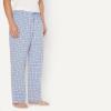 image:imageAmazon Essentials Mens Full Length Relaxed Fit Lounge Sleepwear Pajama Bottom Pants Cotton Stretch PoplinCheckCornflower Blue