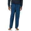 image:imageAmazon Essentials Mens Full Length Relaxed Fit Lounge Sleepwear Pajama Bottom Pants Cotton Stretch PoplinIce Blue FlamingoIndigo