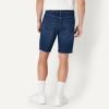 image:imageAmazon Essentials Mens Heavyweight Stretch StraightFit Jean ShortsDark Midnight Wash