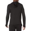 image:imageAmazon Essentials Mens Long Sleeve Quick Dry Performance Tech Hooded Workout TShirtBlack