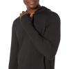 image:imageAmazon Essentials Mens Long Sleeve Quick Dry Performance Tech Hooded Workout TShirtBlack