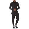 image:imageAmazon Essentials Mens Long Sleeve Quick Dry Performance Tech Hooded Workout TShirtBlack