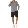 image:imageAmazon Essentials Mens Long Sleeve Quick Dry Performance Tech Hooded Workout TShirtGrey Space Dye
