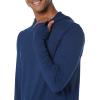 image:imageAmazon Essentials Mens Long Sleeve Quick Dry Performance Tech Hooded Workout TShirtNavy Space Dye