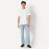 image:imageAmazon Essentials Mens Low Stretch SlimFit Bootcut JeansTinted Ice Light Wash