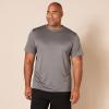 image:imageAmazon Essentials Mens Moisture Wicking Breathable Active Performance Tech Gym TShirts Pack of 2BlackMedium Grey