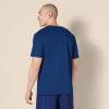 image:imageAmazon Essentials Mens Moisture Wicking Breathable Active Performance Tech Gym TShirts Pack of 2Dark BlueTeal Blue