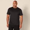 image:imageAmazon Essentials Mens Moisture Wicking Breathable Active Performance Tech Gym TShirts Pack of 2Dark GreyBlack