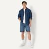 image:imageAmazon Essentials Mens Rigid RelaxedFit Jean ShortsStone Medium Wash