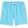 image:imageAmazon Essentials Mens Swim Trunks with Mesh Lining Pockets Drawstring ClosureAqua Blue