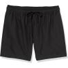 image:imageAmazon Essentials Mens Swim Trunks with Mesh Lining Pockets Drawstring ClosureBlack