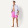 image:imageAmazon Essentials Mens Swim Trunks with Mesh Lining Pockets Drawstring ClosureBright Pink Flamingo