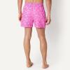 image:imageAmazon Essentials Mens Swim Trunks with Mesh Lining Pockets Drawstring ClosureBright Pink Flamingo