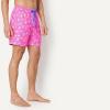 image:imageAmazon Essentials Mens Swim Trunks with Mesh Lining Pockets Drawstring ClosureBright Pink Flamingo