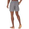 image:imageAmazon Essentials Mens Swim Trunks with Mesh Lining Pockets Drawstring ClosureCharcoal