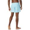 image:imageAmazon Essentials Mens Swim Trunks with Mesh Lining Pockets Drawstring ClosureLight Blue