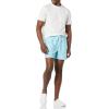 image:imageAmazon Essentials Mens Swim Trunks with Mesh Lining Pockets Drawstring ClosureLight Blue